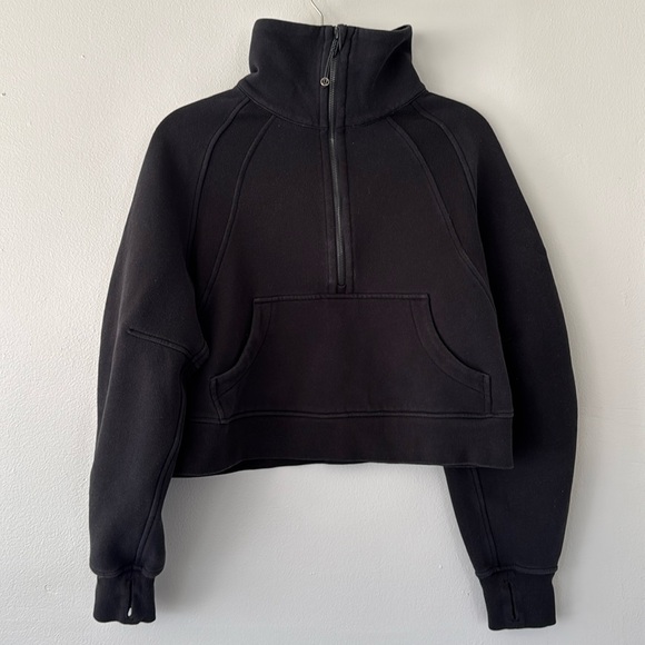 lululemon athletica Tops - Lululemon Scuba Funnel Neck Half Zip
Crop Pullover